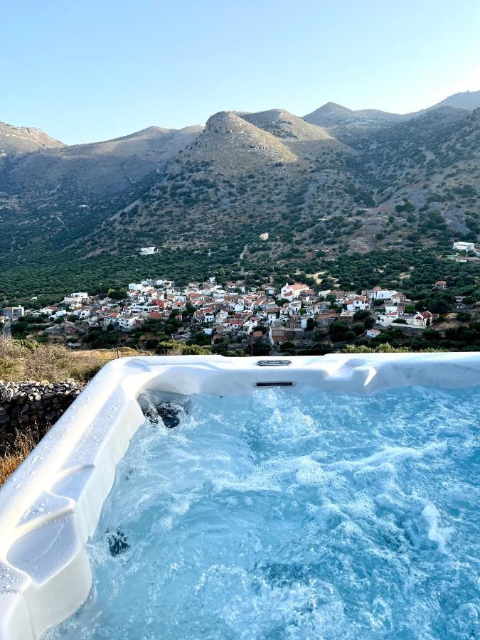 Villa Estee, Luxury Villa With Private Infinity Pool And Jacuzzi Elounda  Bagian luar foto