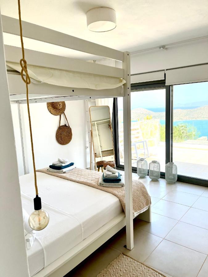 Villa Estee, Luxury Villa With Private Infinity Pool And Jacuzzi Elounda  Bagian luar foto