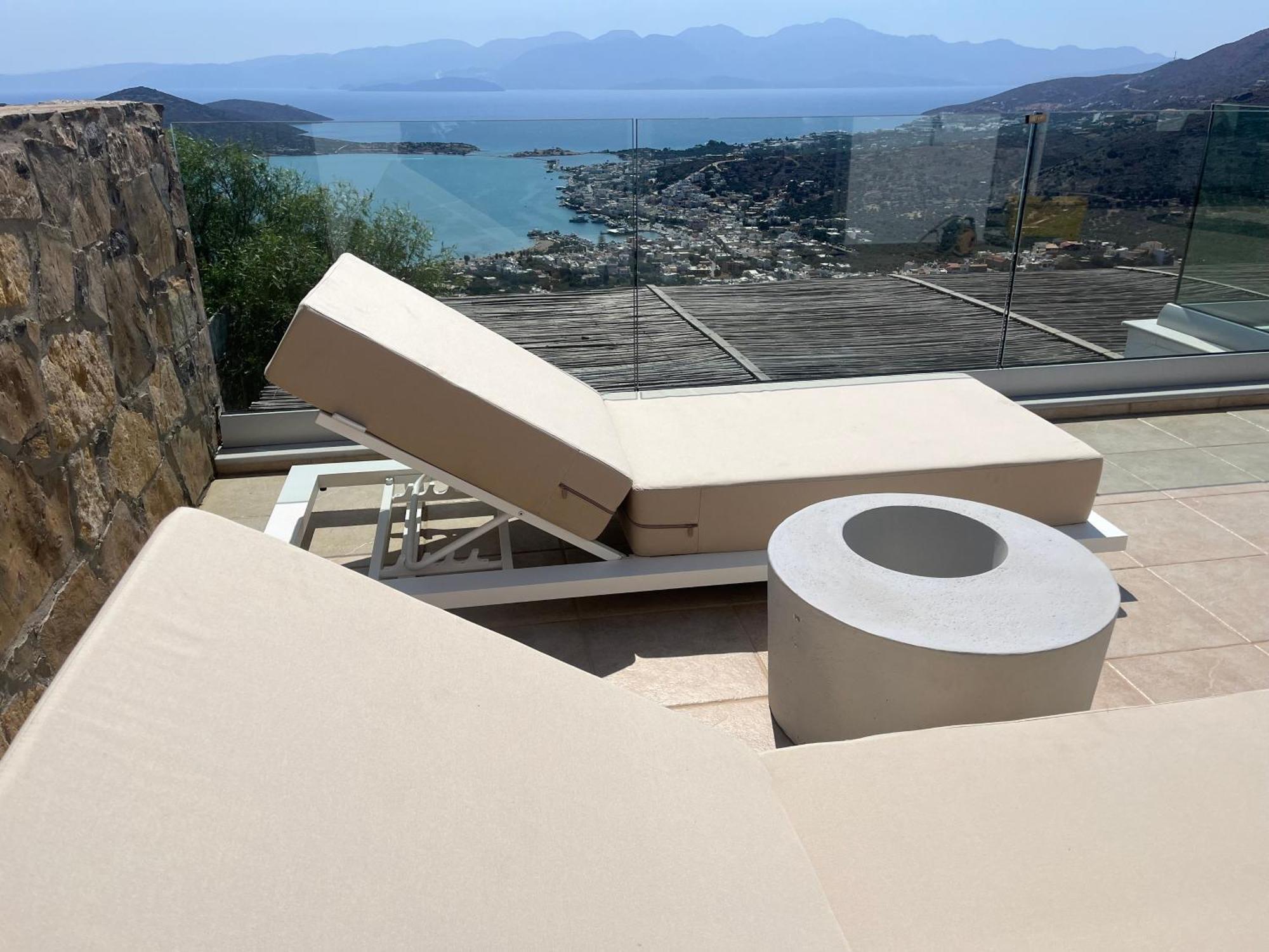 Villa Estee, Luxury Villa With Private Infinity Pool And Jacuzzi Elounda  Bagian luar foto