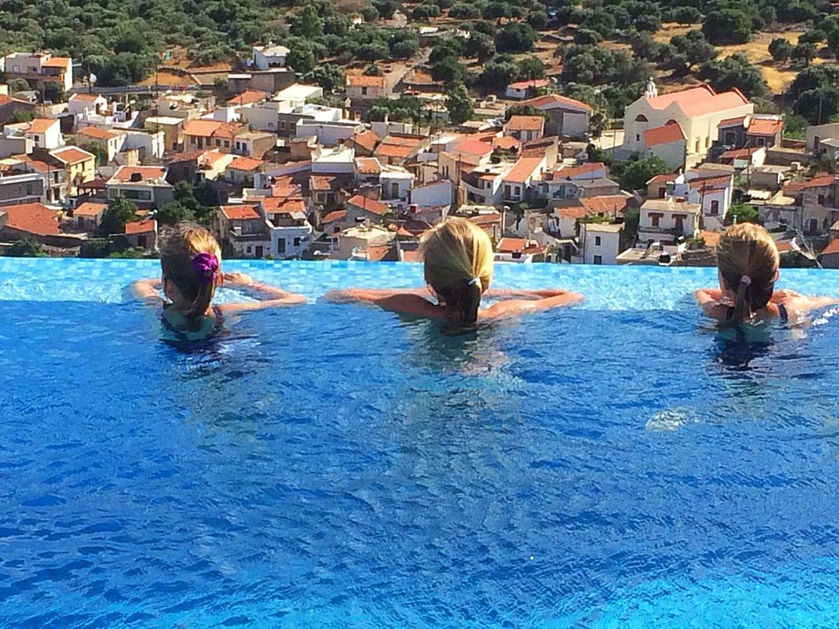 Villa Estee, Luxury Villa With Private Infinity Pool And Jacuzzi Elounda  Bagian luar foto