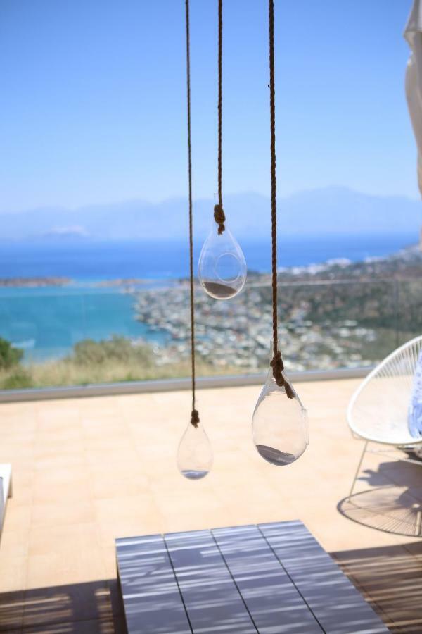 Villa Estee, Luxury Villa With Private Infinity Pool And Jacuzzi Elounda  Bagian luar foto