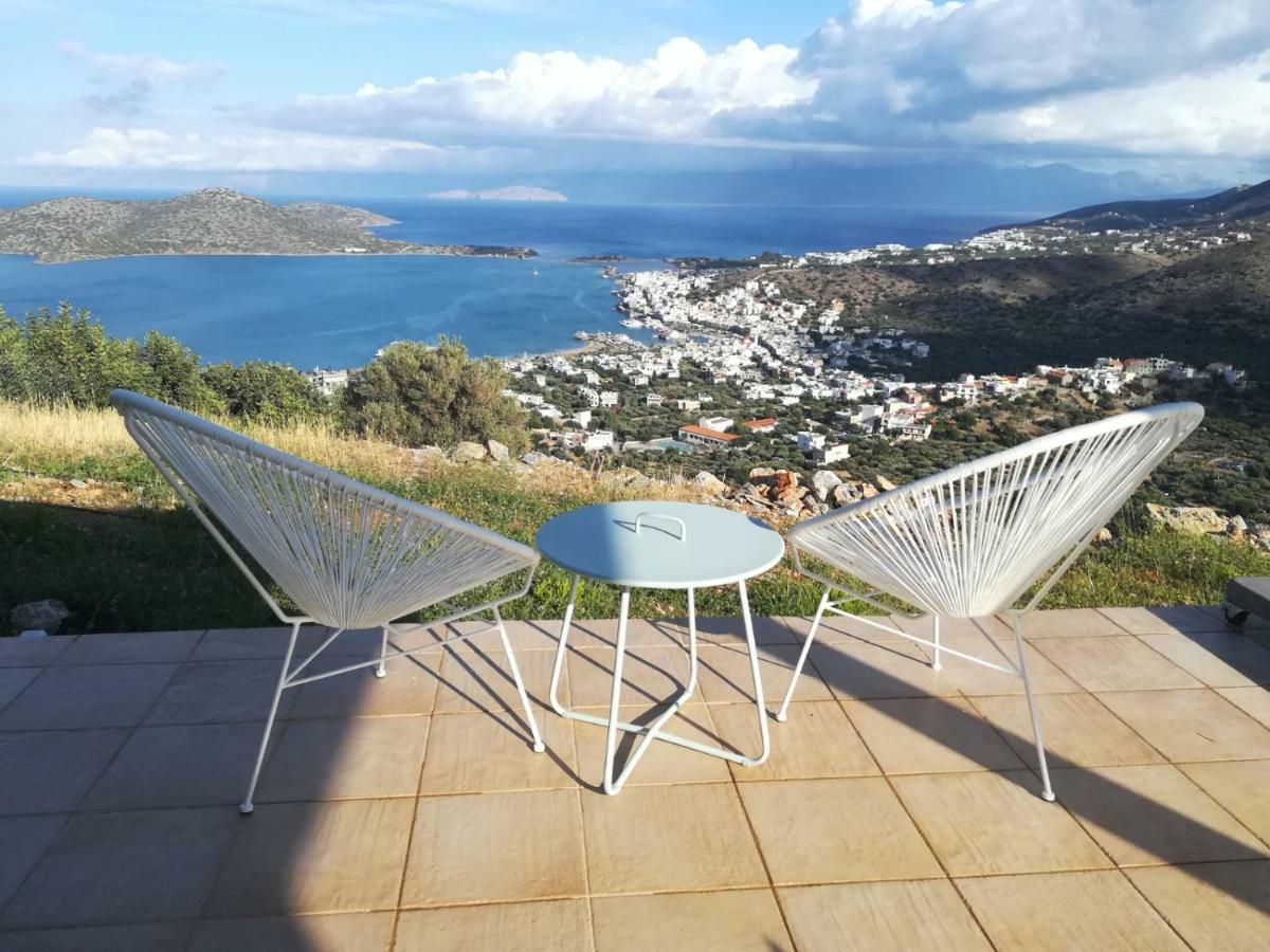 Villa Estee, Luxury Villa With Private Infinity Pool And Jacuzzi Elounda  Bagian luar foto